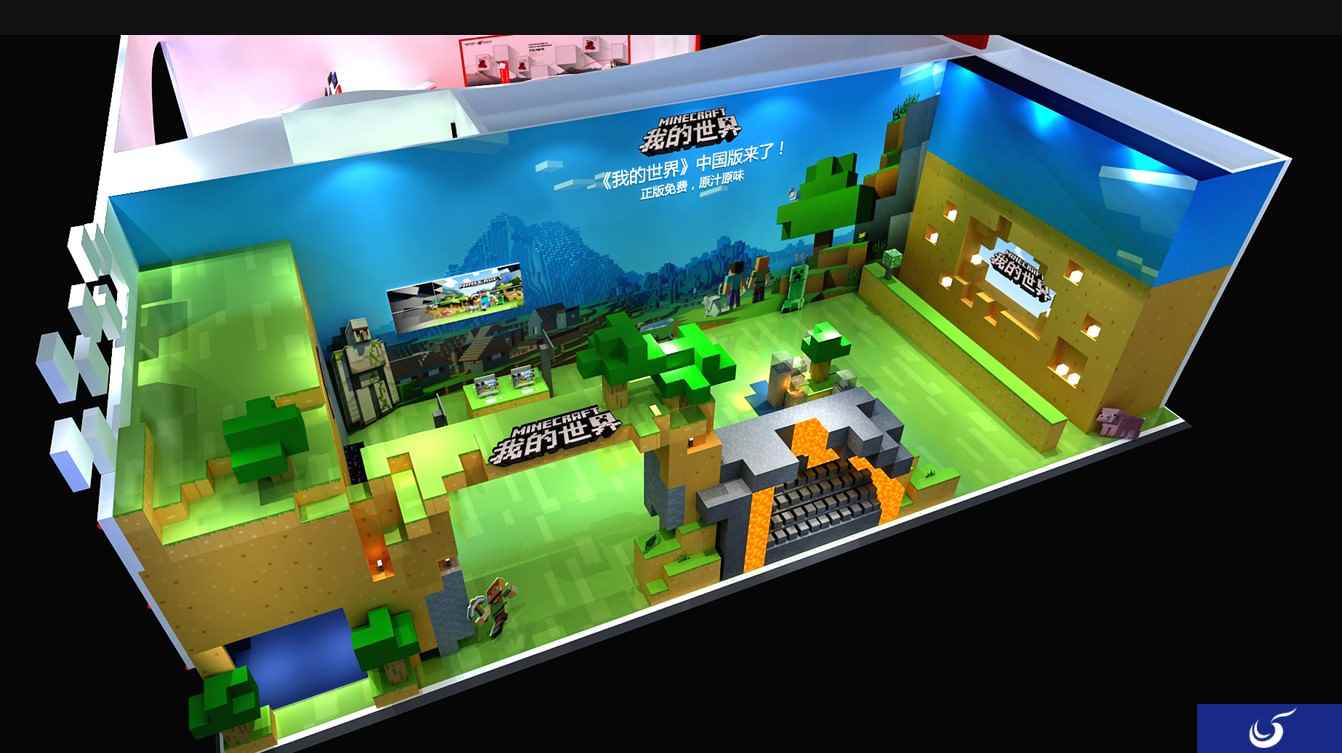 《我的世界》中国版再度亮相ChinaJoy 展台抢先曝光