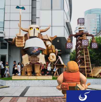 全球联动《部落冲突》五周年神秘建筑现身上海！