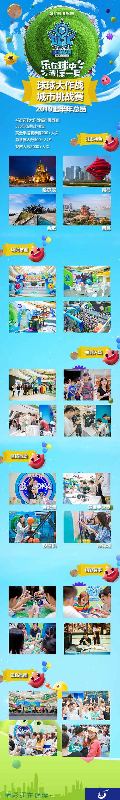 2019上半年《球球大作战》城市挑站赛圆满收官，球宝狂欢不停歇！