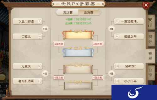 龙争虎斗 《问道》手游全民PK赛8强诞生