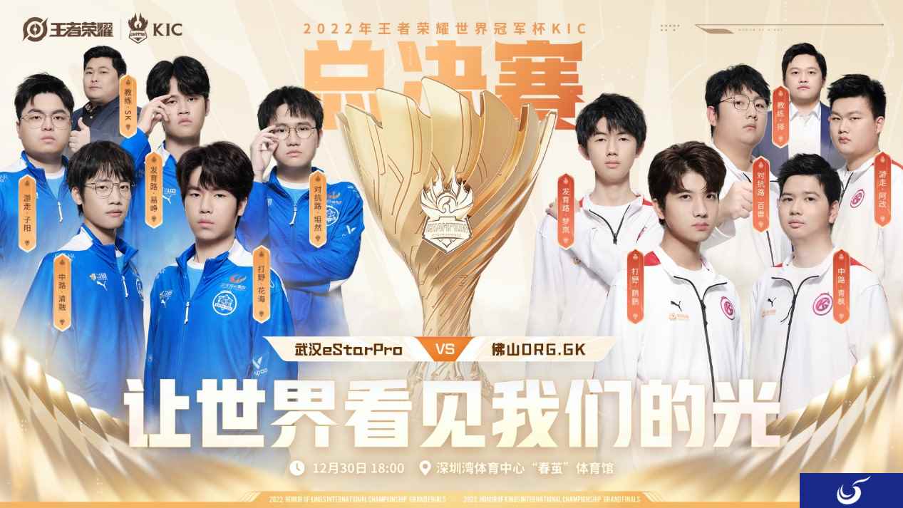 胜者为王，2022年王者荣耀世界冠军杯KIC总决赛揭开战幕