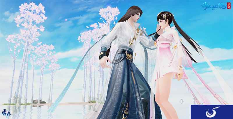 倩女手游四周年主题时装登场,24种发色任君搭配!