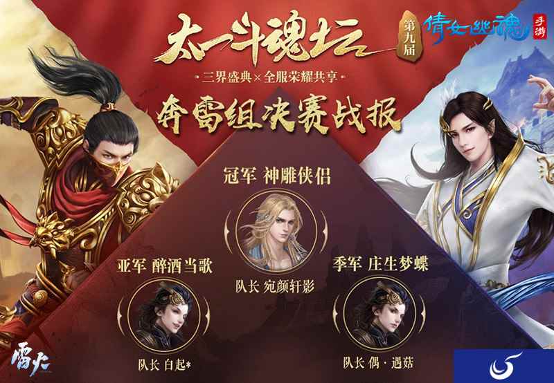 倩女手游第九届斗魂坛落幕,神雕侠侣再续传奇!