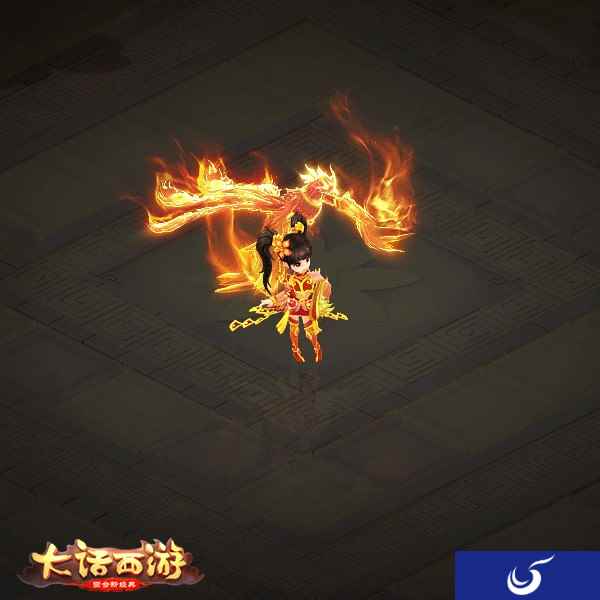 新神兽动图曝光《大话西游》手游朱雀火热来袭