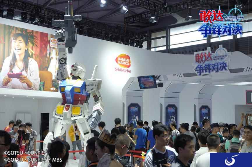 ChinaJoy2017《敢达争锋对决》王牌机师招募战 盛况空前！