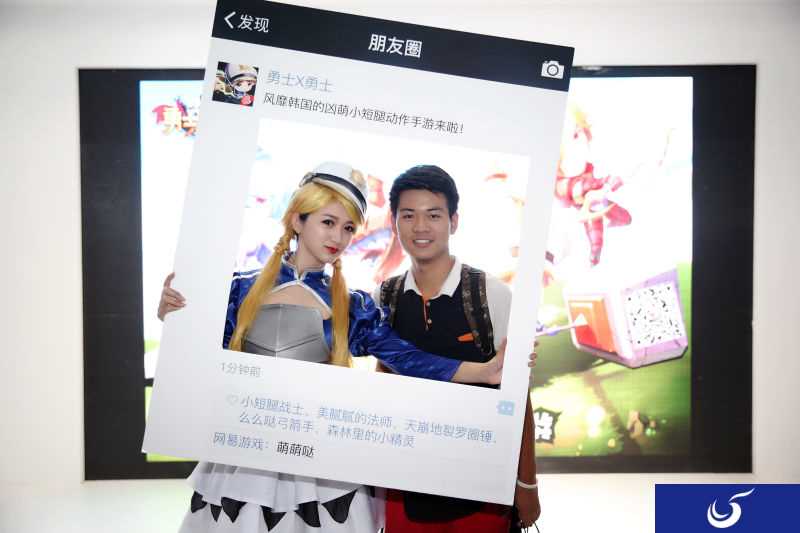 《勇士x勇士》人气主播化身锤妹萌爆ChinaJoy现场