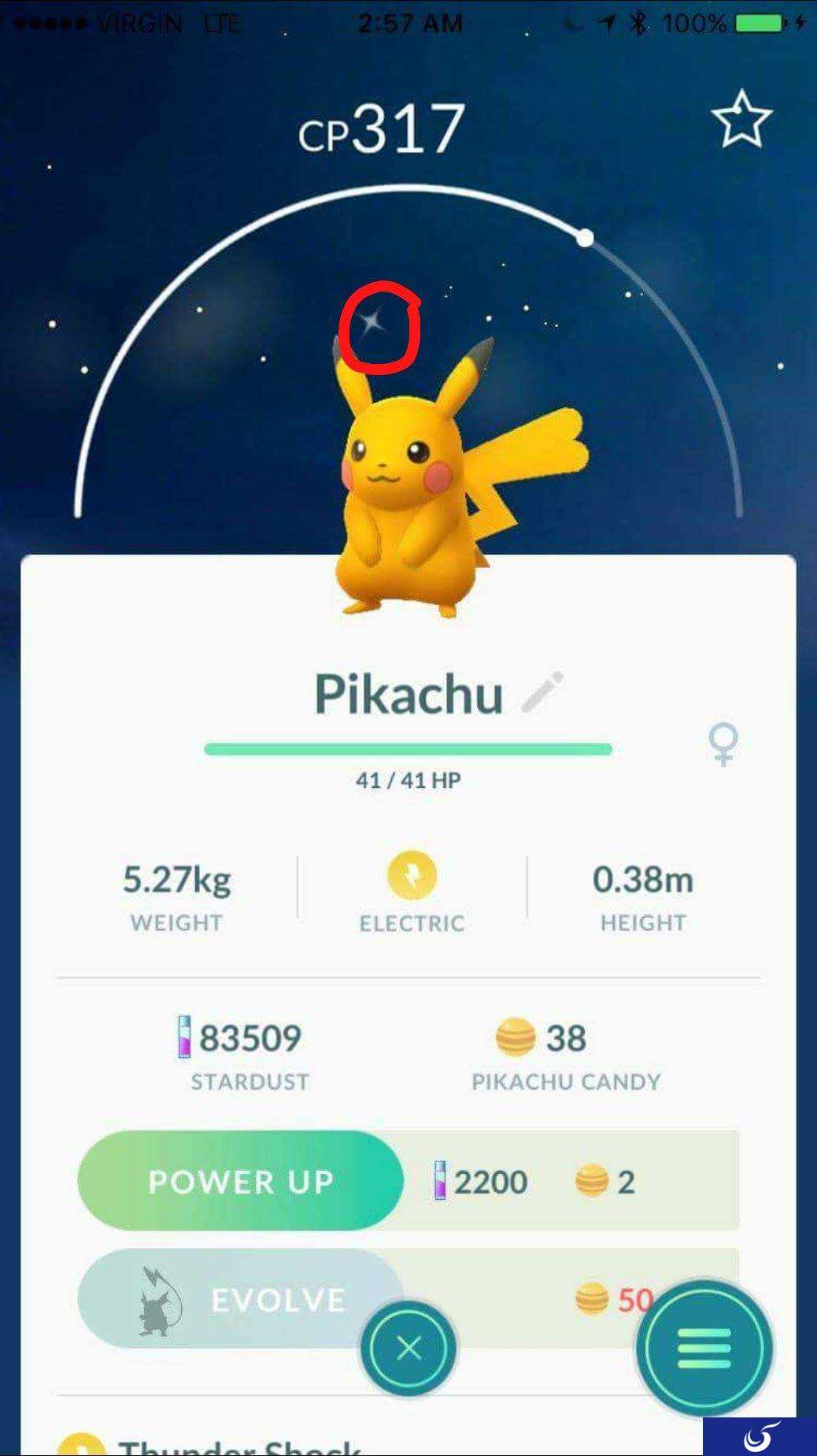 超稀有宝可梦“闪光皮卡丘”在《Pokemon Go》全球狩猎中出现