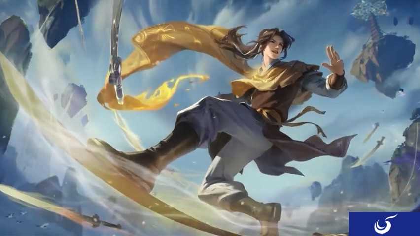 《王者荣耀》曜新皮肤李逍遥演示 御剑飞行意气风发