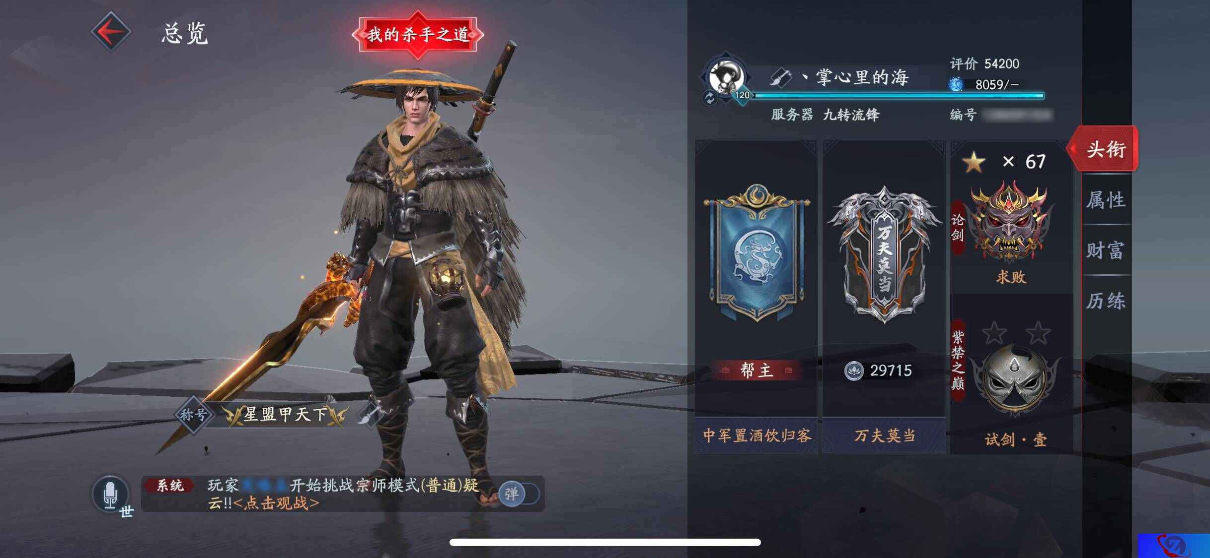 《流星蝴蝶剑》满级第一人:小怪把我打自闭了