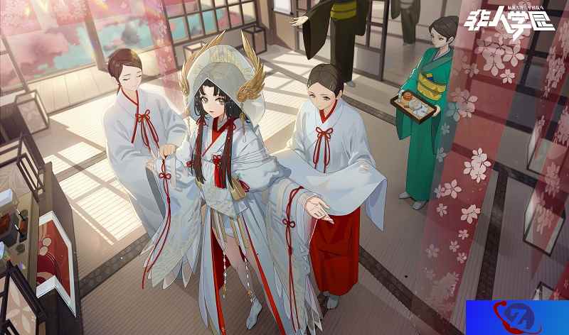 纯白花嫁,赴春之约《非人学园》白灵白色情人节主题时装今日上线