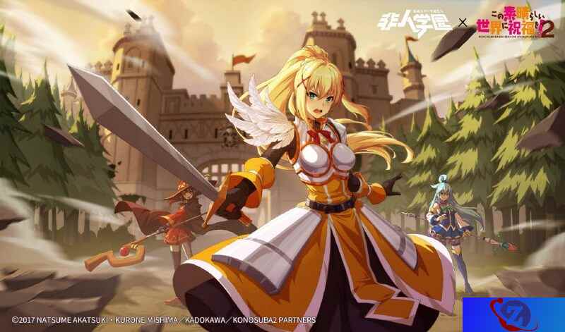 抖M女骑士!《为美好的世界献上祝福!2》×《非人学园》联动英雄达克妮斯今日上线