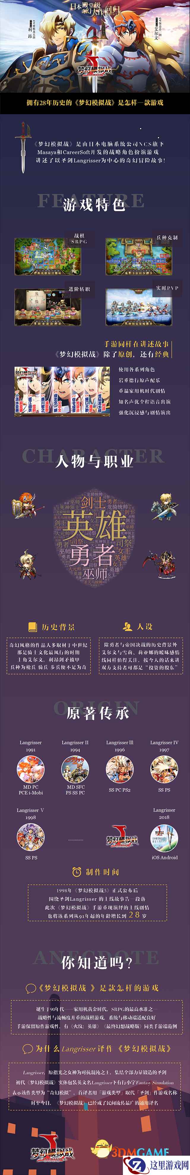 拥有28年历史的《梦幻模拟战》是一款怎样的游戏