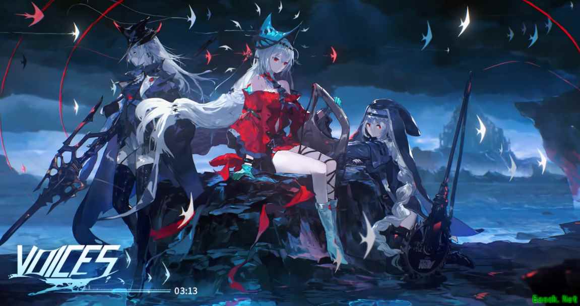 明日方舟:浊心斯卡蒂干员曲「Voices」浊音上线 搅动潮汐与刀客塔的心