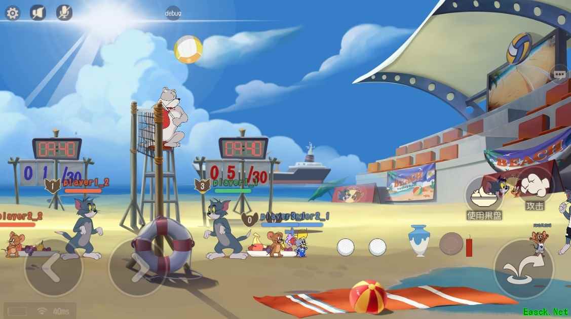 夏季运动分赛场 《猫和老鼠》沙滩排球2.0今日上线