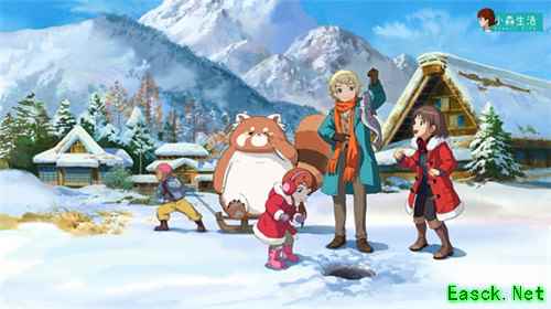 冬天来啦 康康《小森生活》白雪美景如何诞生的