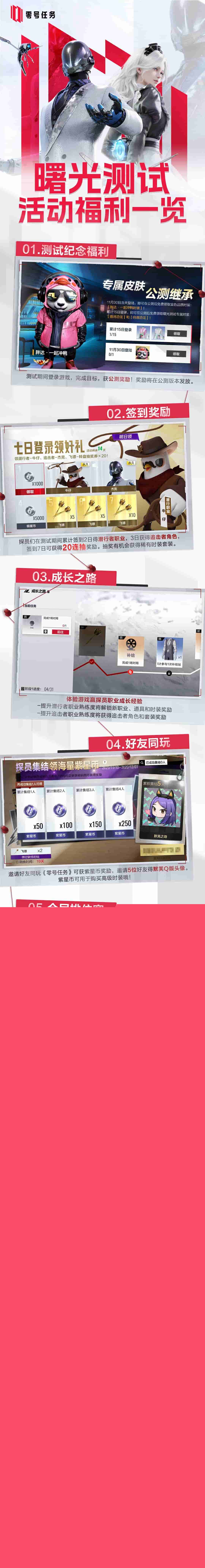 《零号任务》曙光测试现已开启！丰厚奖励活动等你参与