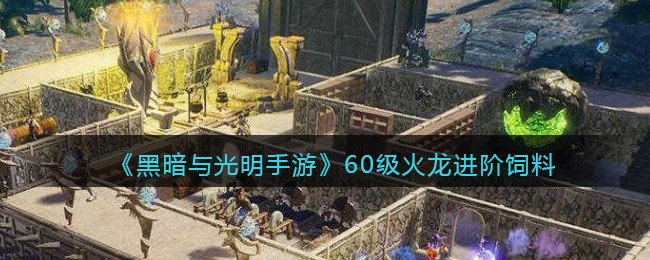 《黑暗与光明手游》60级火龙进阶饲料一览