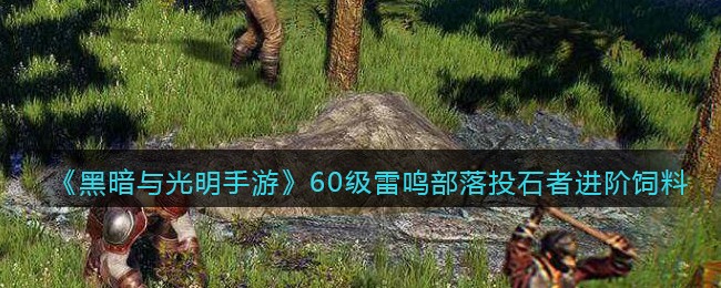 《黑暗与光明手游》60级雷鸣部落投石者进阶饲料一览
