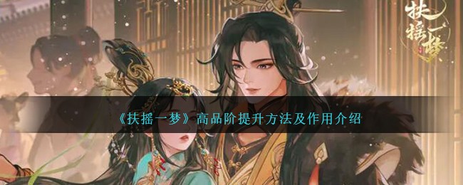 《扶摇一梦》高品阶提升方法及作用介绍