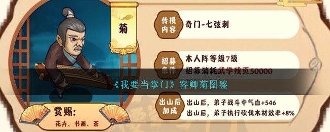 《我要当掌门》客卿菊图鉴