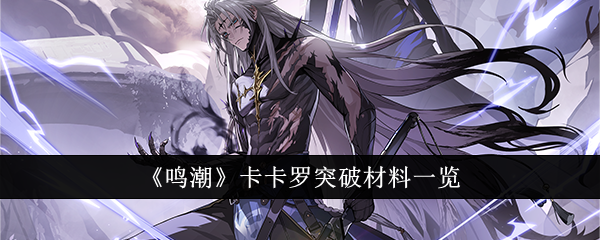 《鸣潮》卡卡罗突破材料一览