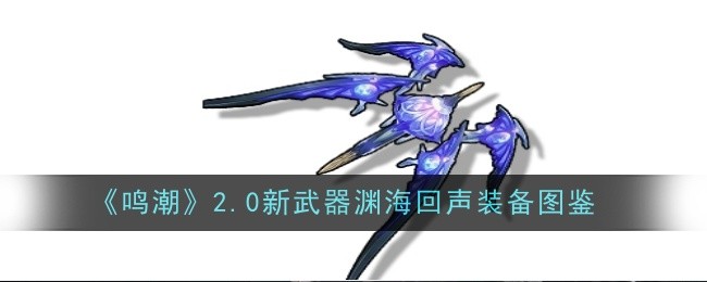 《鸣潮》2.0新武器渊海回声装备图鉴