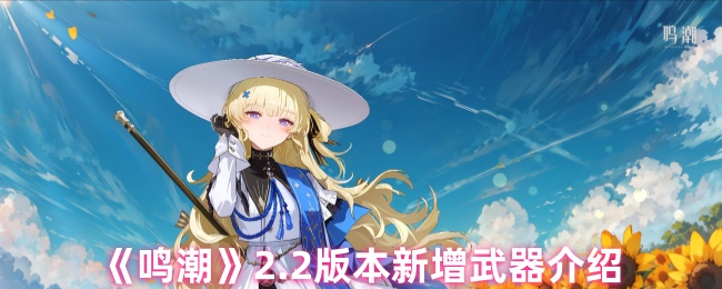 《鸣潮》2.2版本新增武器介绍