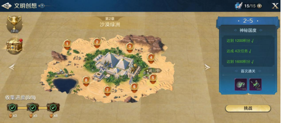 《世界启元》文明创想地块搭配(2-5)神秘国度详细步骤攻略