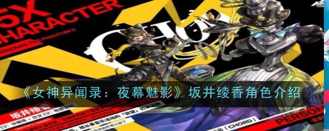 《女神异闻录：夜幕魅影》坂井绫香角色介绍