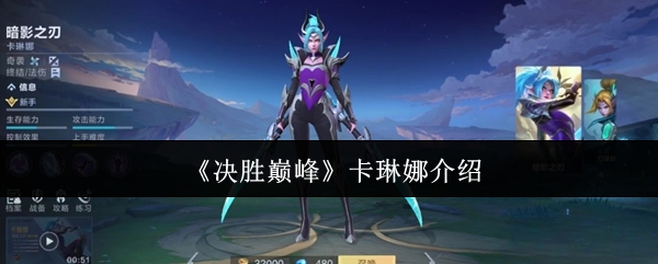 《决胜巅峰》卡琳娜介绍