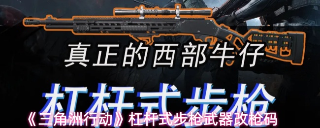 《三角洲行动》杠杆式步枪武器改枪码