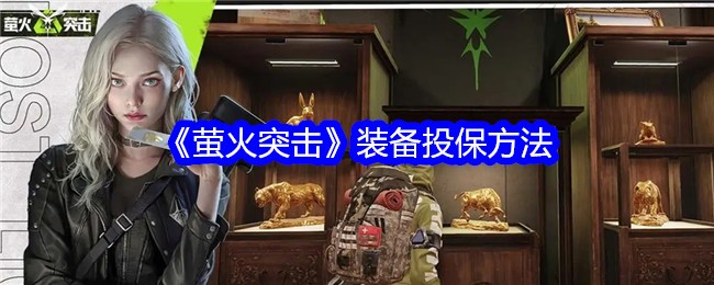 《萤火突击》装备投保方法