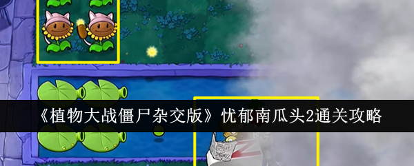 《植物大战僵尸杂交版》忧郁南瓜头2通关攻略