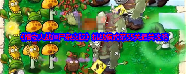 《植物大战僵尸杂交版》挑战模式第55关通关攻略