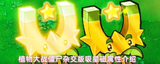 植物大战僵尸杂交版吸星磁属性介绍