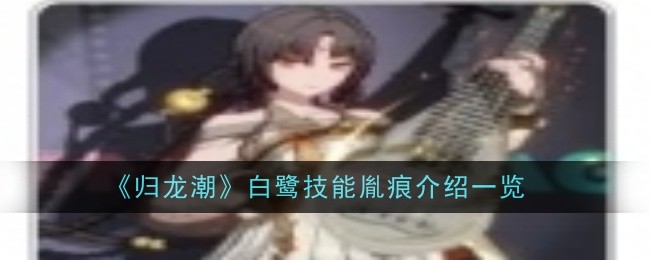 《归龙潮》白鹭技能胤痕介绍一览