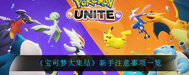 《宝可梦大集结》新手注意事项一览