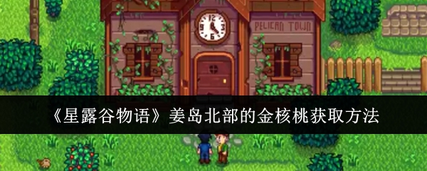 《星露谷物语》姜岛北部的金核桃获取方法