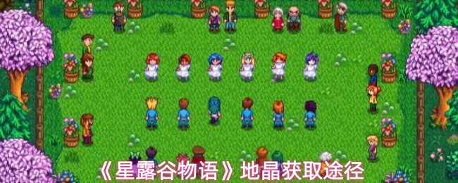 《星露谷物语》地晶获取途径