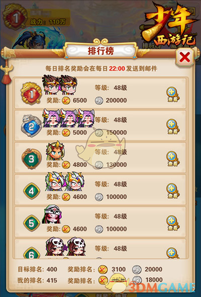 《少年西游记》竞技场系统介绍