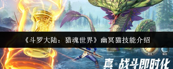 《斗罗大陆:猎魂世界》幽冥猫技能介绍