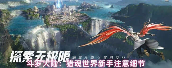 斗罗大陆:猎魂世界新手注意细节