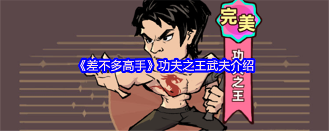 《差不多高手》功夫之王武夫介绍