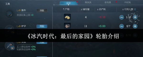 《冰汽时代:最后的家园》轮胎介绍