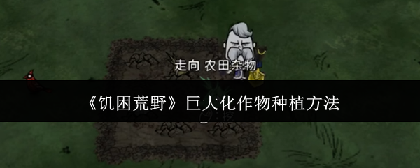 《饥困荒野》巨大化作物种植方法