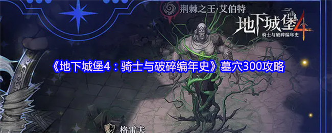 《地下城堡4：骑士与破碎编年史》墓穴300攻略