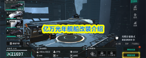 亿万光年舰船改装介绍