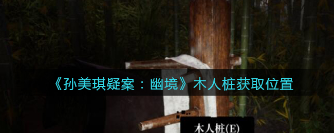 《孙美琪疑案:幽境》五级线索——木人桩