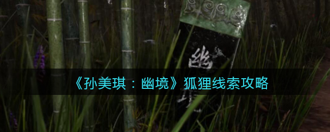 《孙美琪疑案:幽境》五级线索攻略——狐狸