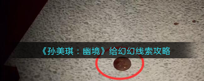 《孙美琪疑案:幽境》五级线索攻略——给幻幻
